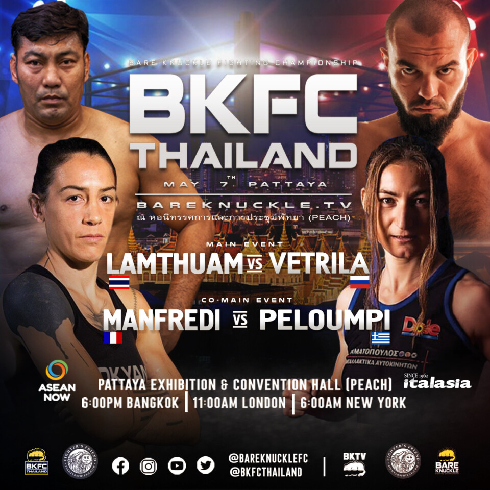 BKFC Thailand 2 Poster April 22, 2022