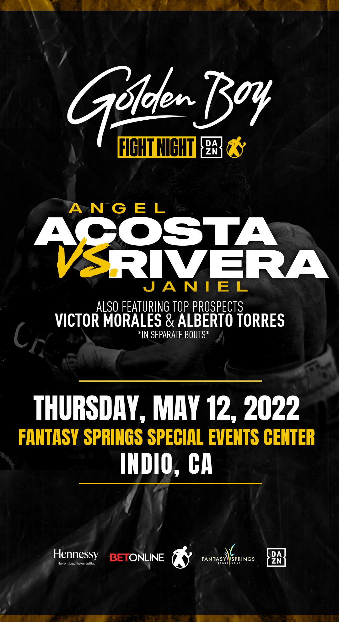 Acosta vs. Rivera Poster April 25, 2022