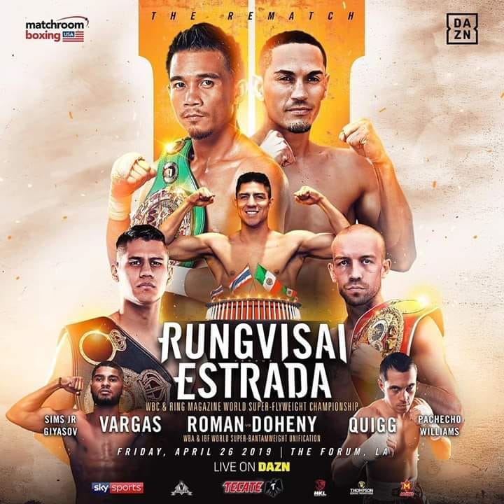Srisaket Sor Rungvisai vs. Juan Francisco Estrada Poster April 28, 2022