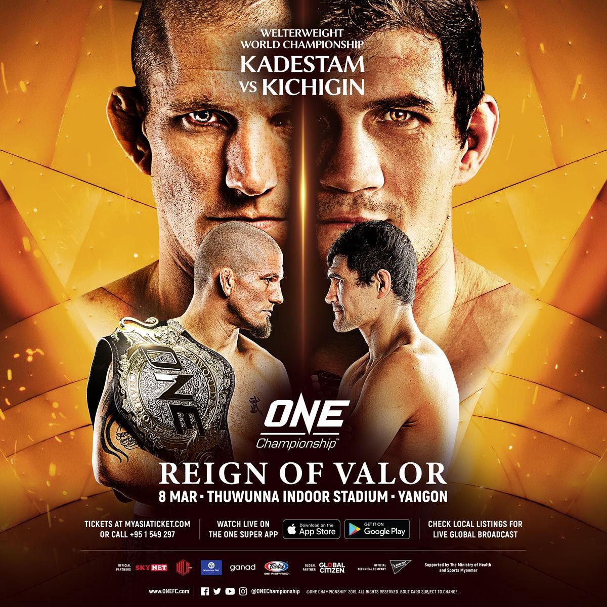 ONE - Reign of Valor Poster April 30, 2022