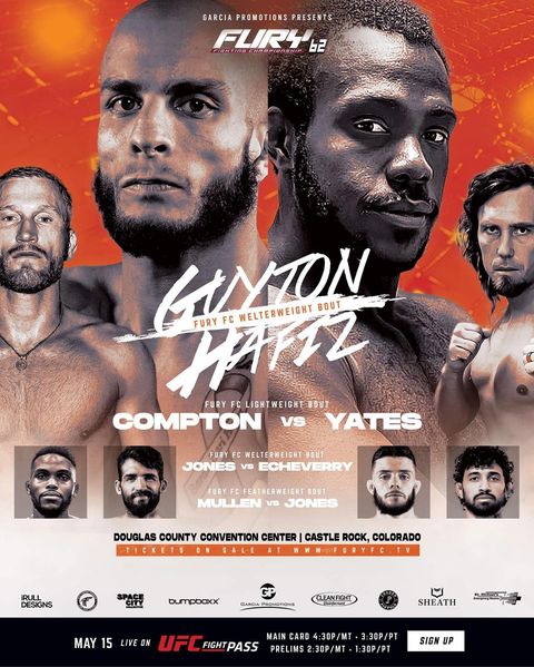 Fury FC 62 Poster May 02, 2022