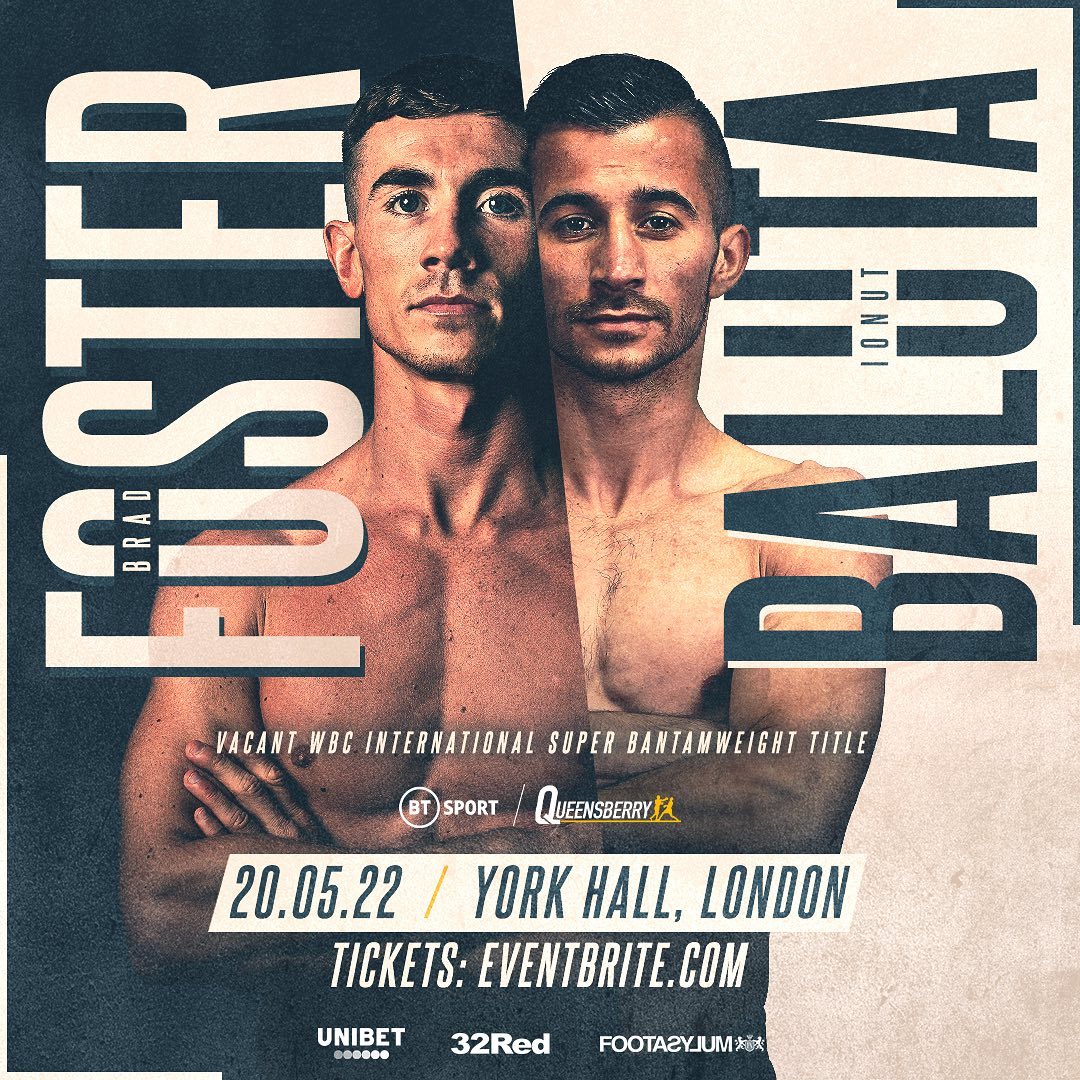 Foster vs. Baluta Poster May 10, 2022