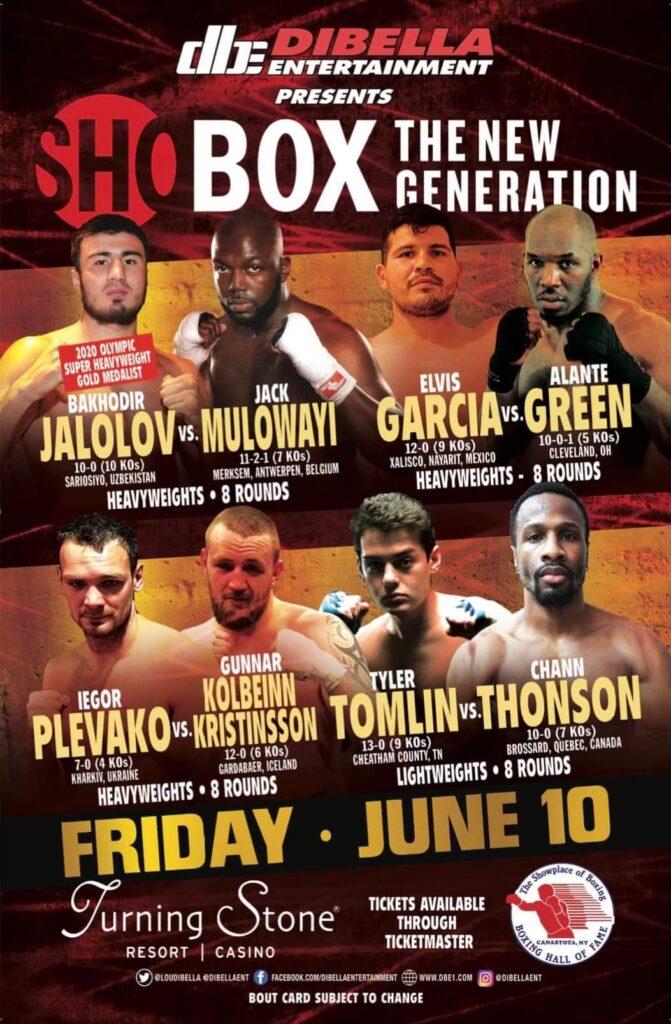 Jalolov vs. Mulowayi Poster May 31, 2022