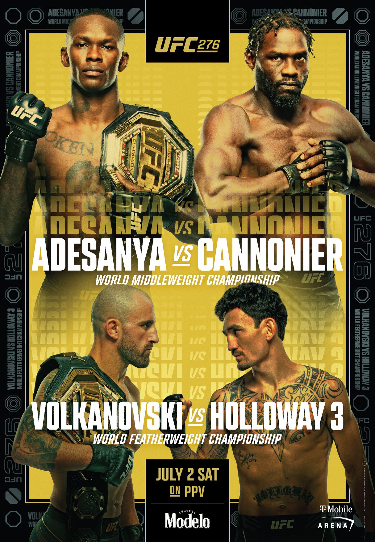 UFC 276 Poster June 24, 2022