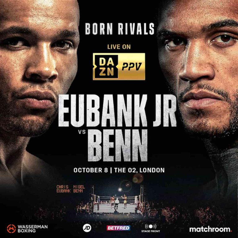 Benn vs. Eubank Jr. Poster August 15, 2022