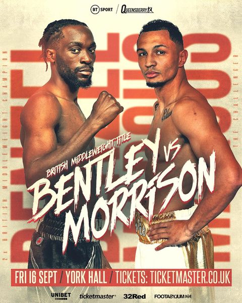 Bentley vs. Morrison Poster August 15, 2022