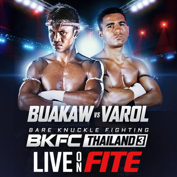BKFC Thailand 3 Poster August 30, 2022