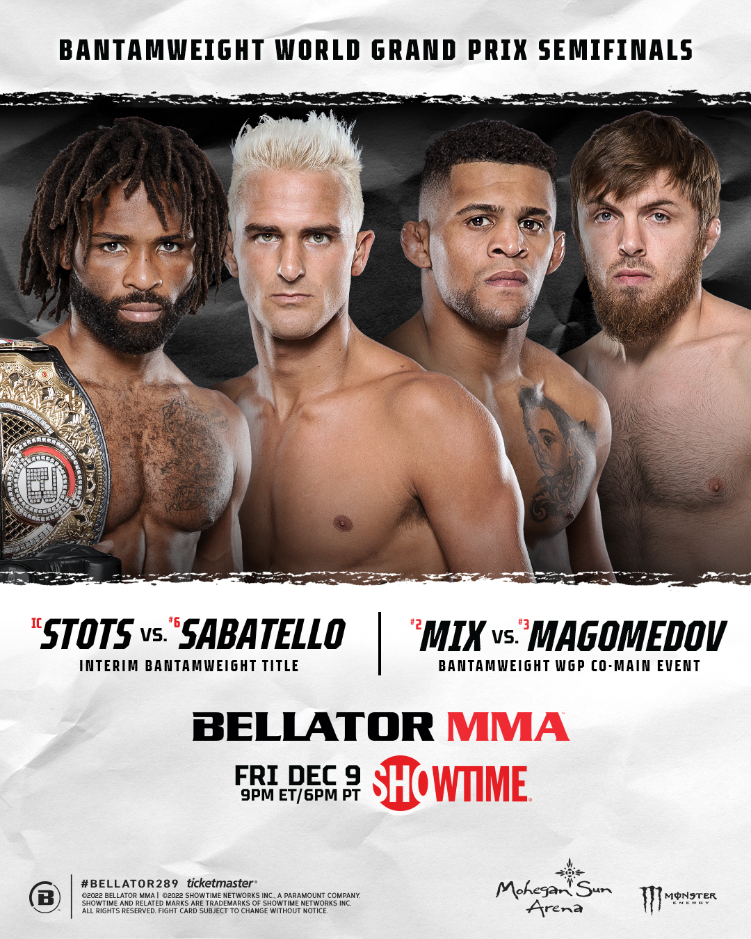 Bellator 289 Poster September 04, 2022