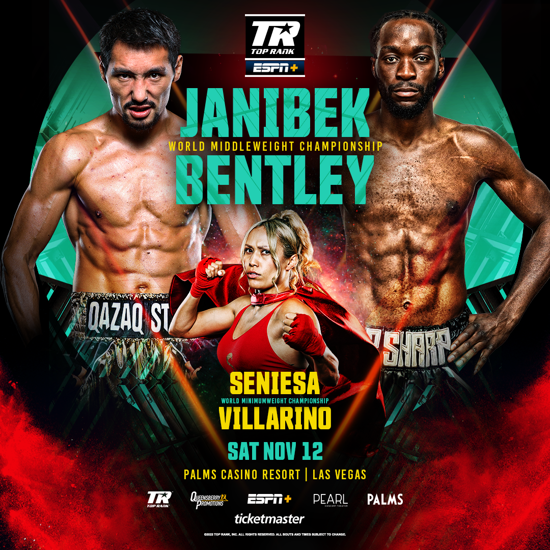 Alimkhanuly vs. Bentley Poster October 09, 2022
