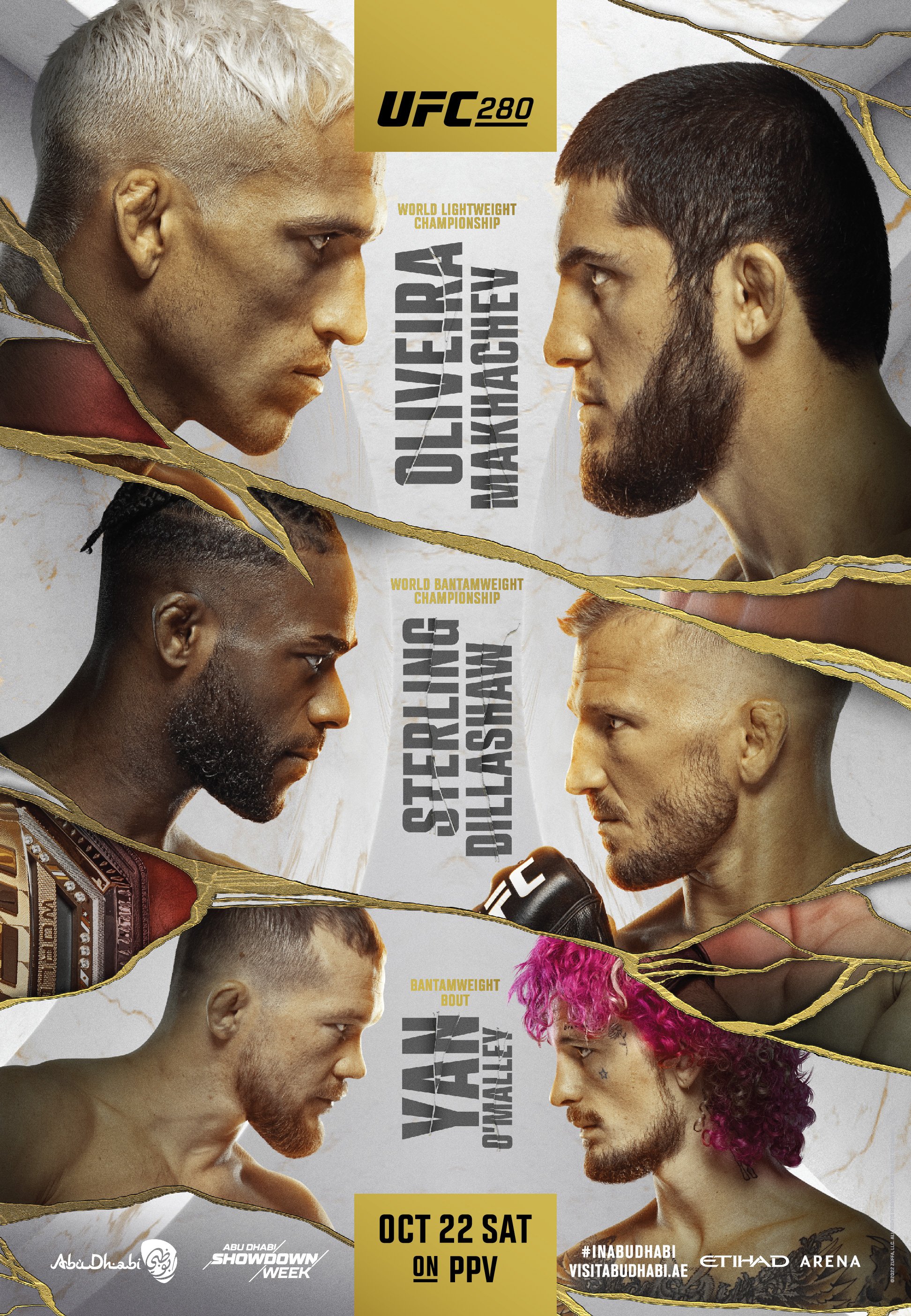 UFC 280 Poster October 12, 2022