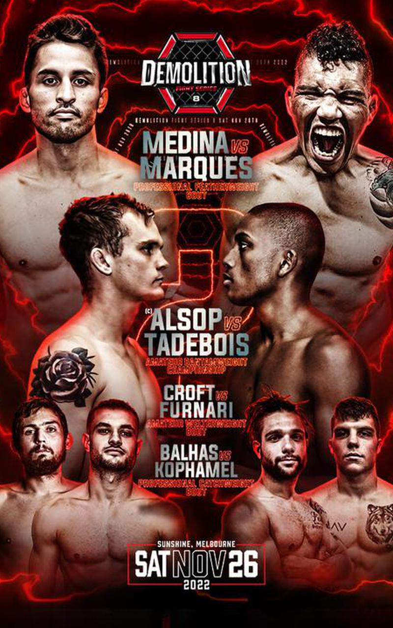 Demolition Fight Series 8 Poster October 23, 2022