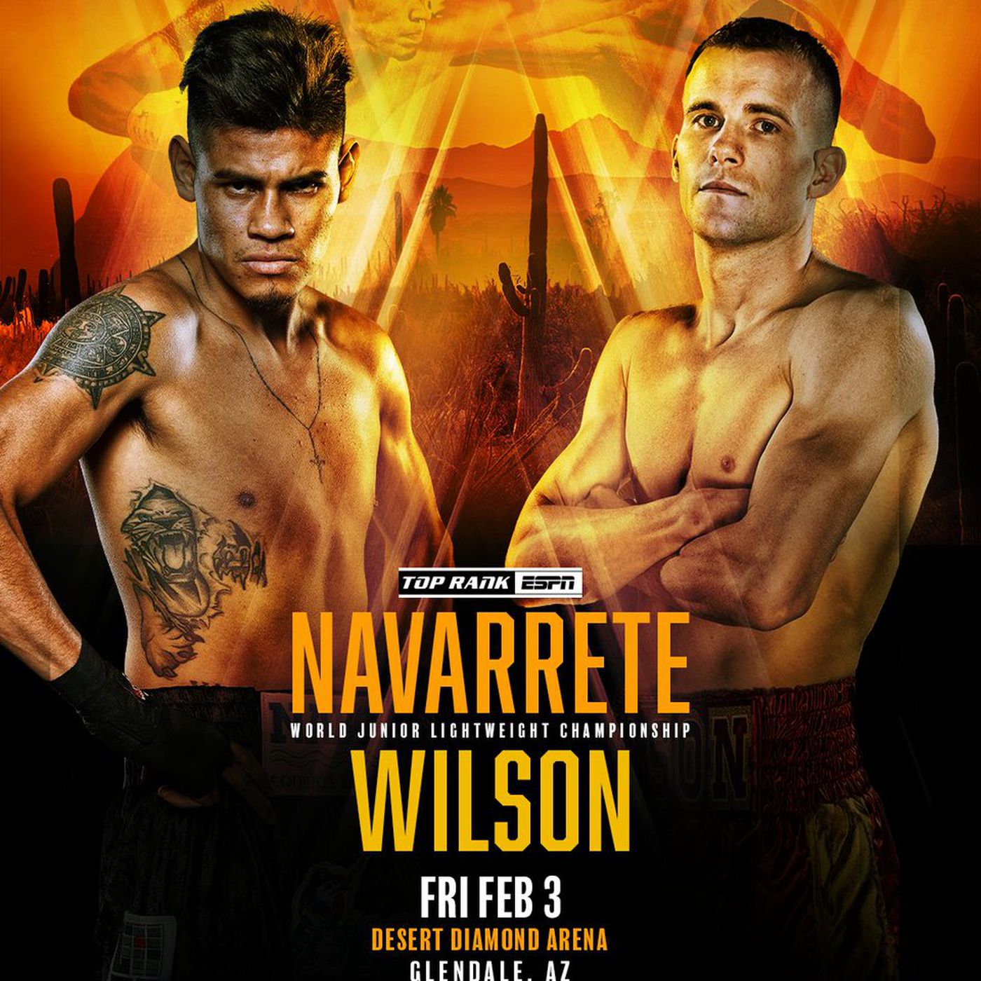 Navarrete vs. Wilson Poster January 08, 2023