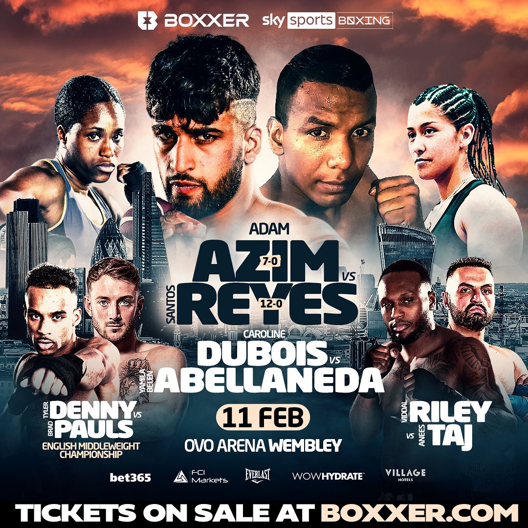 Azim vs. Reyes Poster January 15, 2023