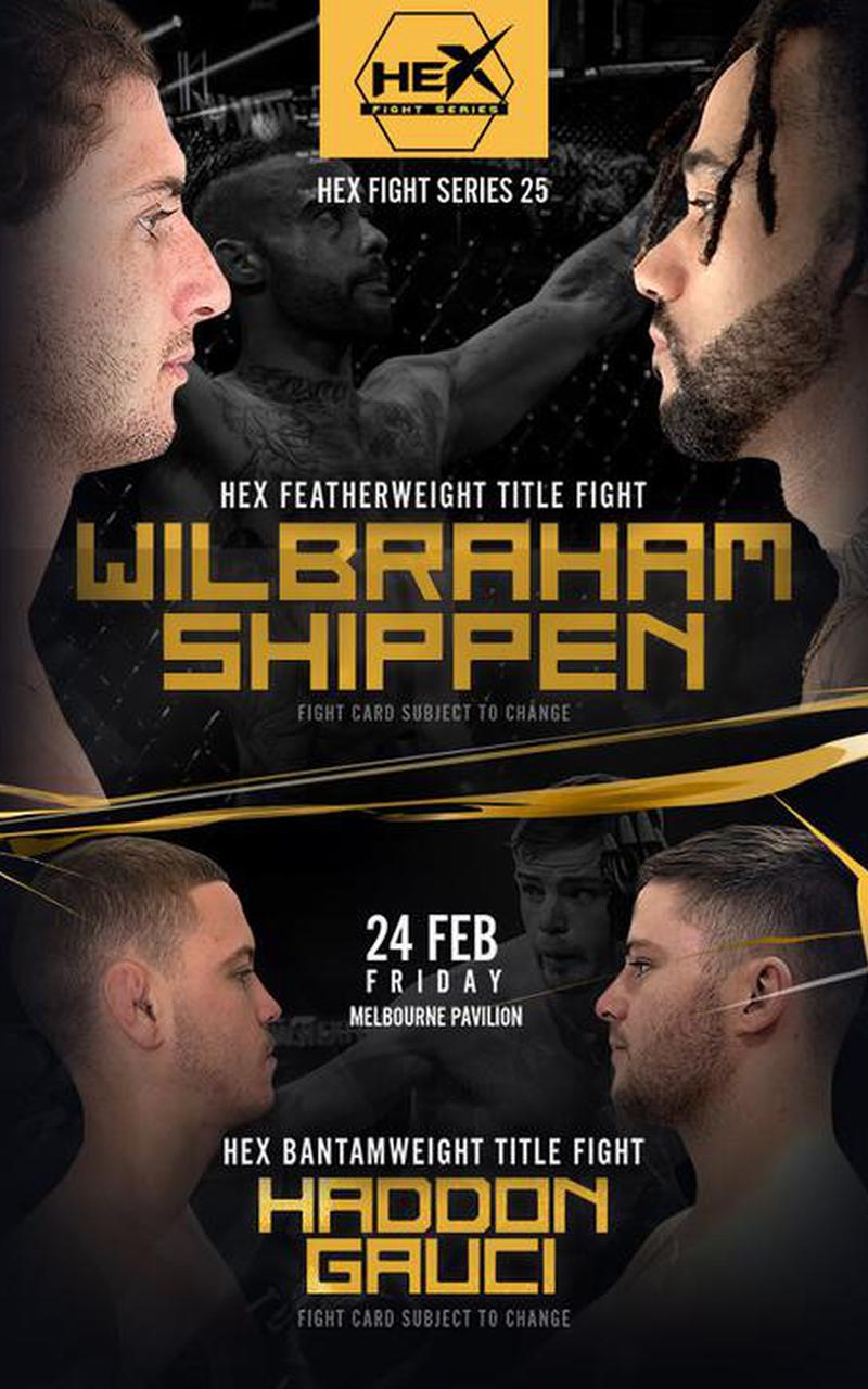 Hex Fight Series 25 Poster January 22, 2023