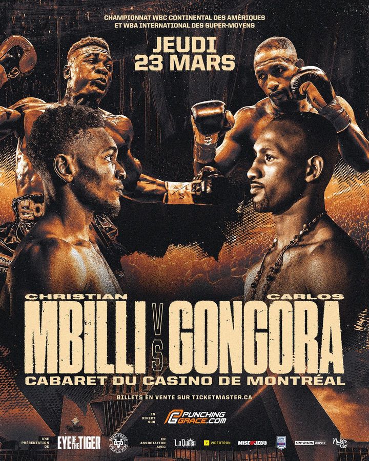 Mbilli vs. Gongora Poster January 30, 2023
