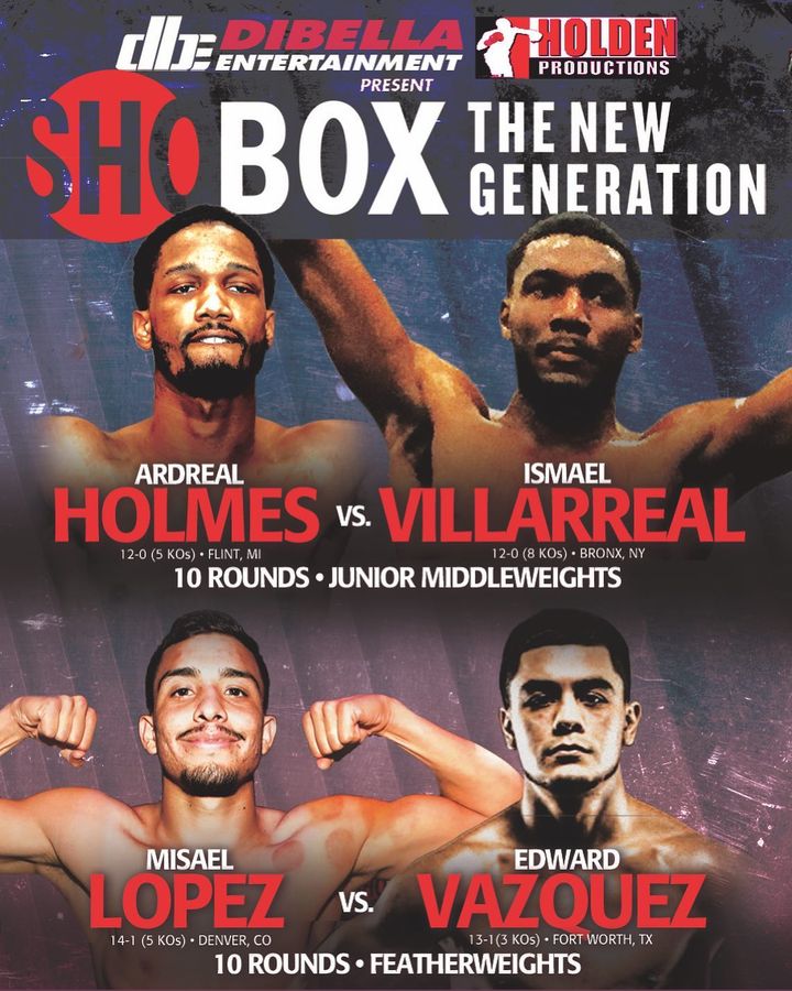 Holmes vs. Villarreal  Poster February 13, 2023