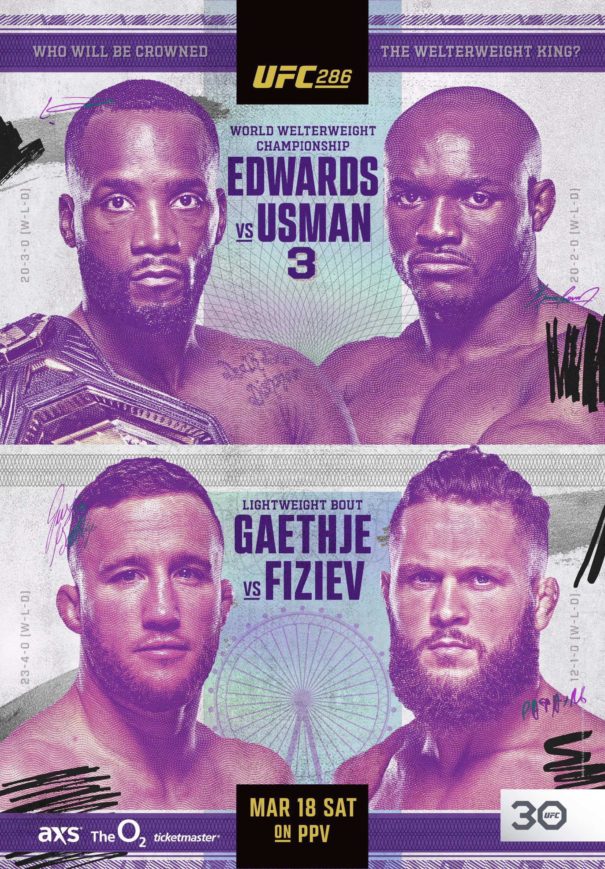 UFC 286 Poster March 10, 2023