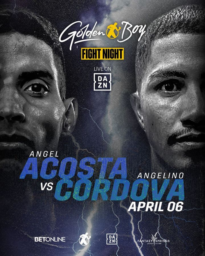 Acosta vs. Cordova Poster March 12, 2023