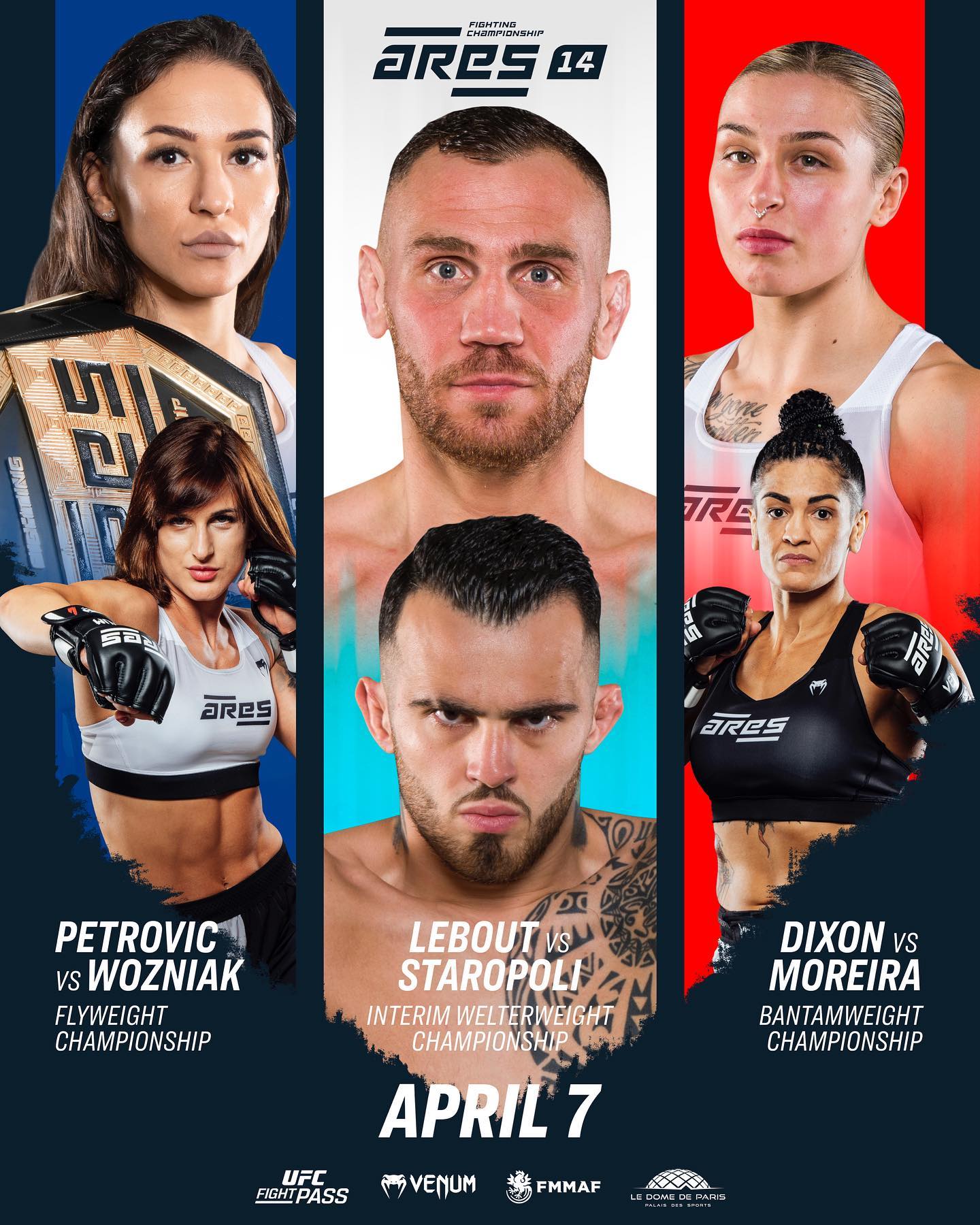 Ares FC 14 Poster March 20, 2023