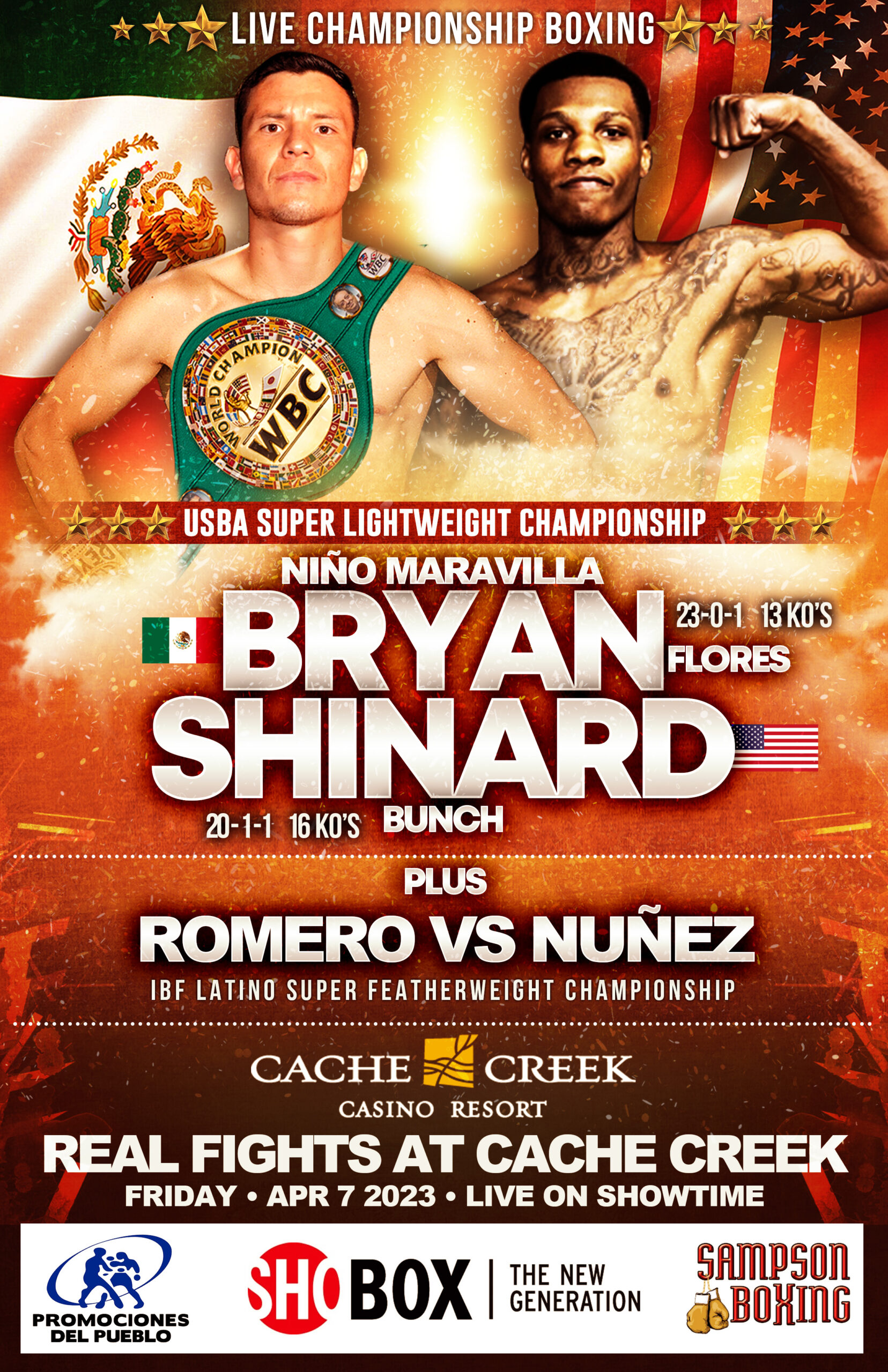 Bunch vs. Flores Poster March 26, 2023