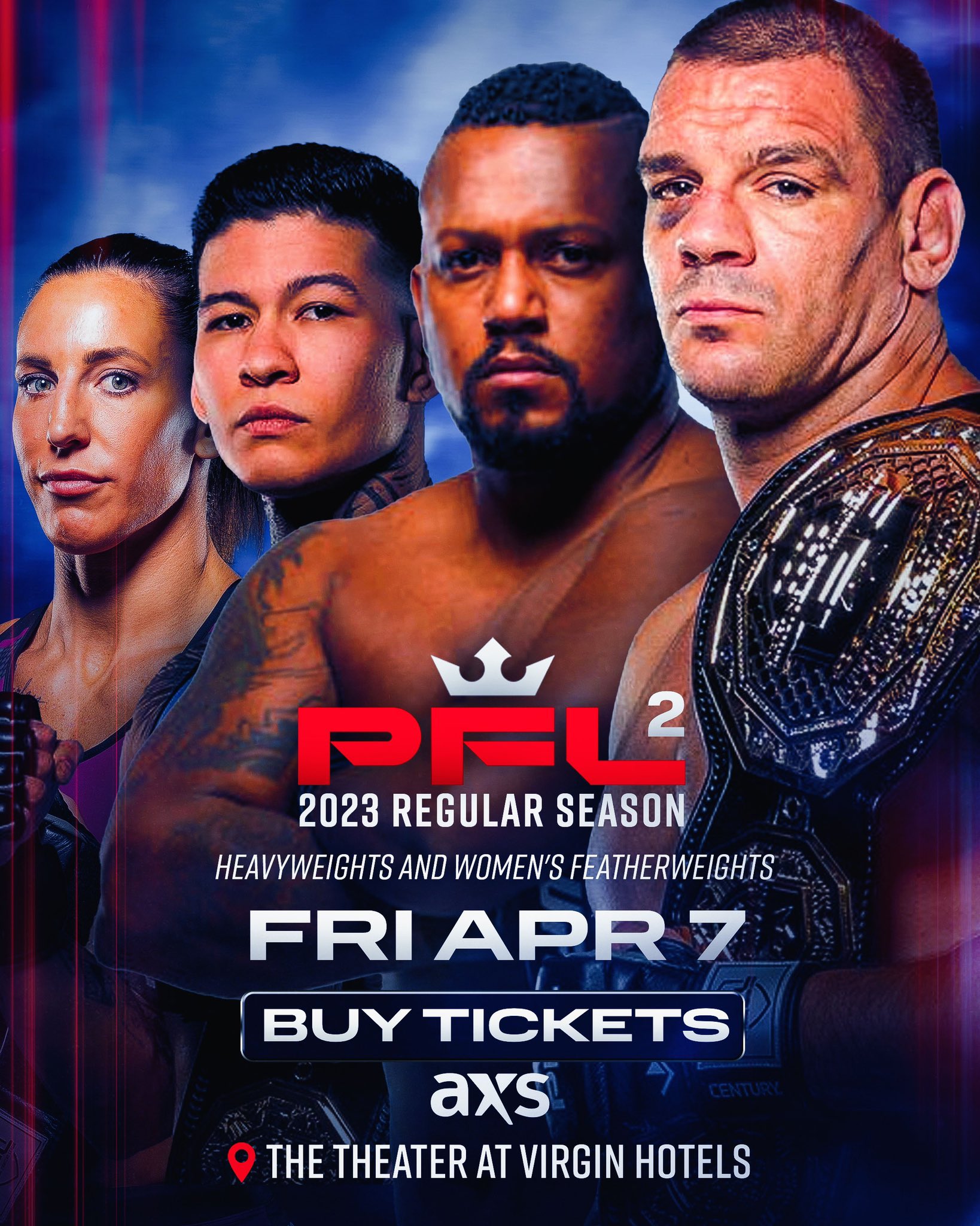PFL 2: 2023 Regular Season Poster March 28, 2023