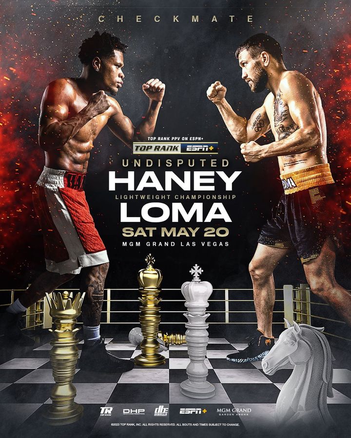 Haney vs. Loma Poster April 03, 2023