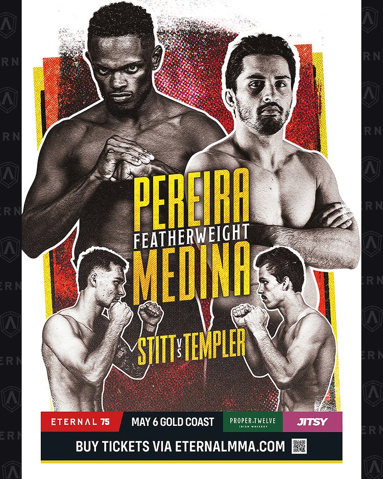 Eternal MMA 75 Poster April 17, 2023