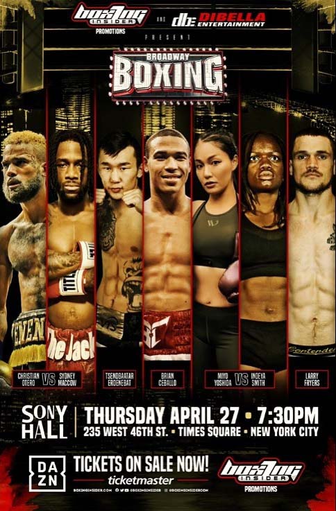 Ceballo vs. Veron Poster April 24, 2023