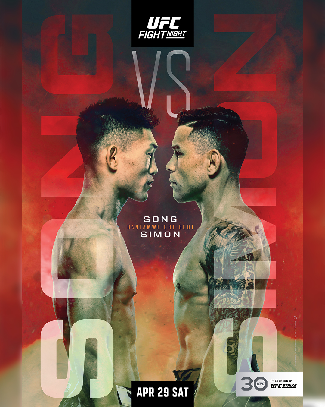 UFC Fight Night 223 Poster April 26, 2023
