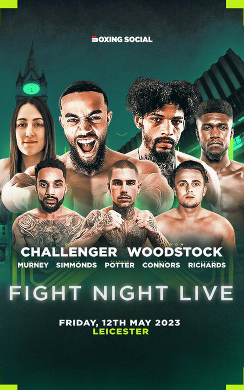 Boxing Social - Fight Night Live Poster May 10, 2023