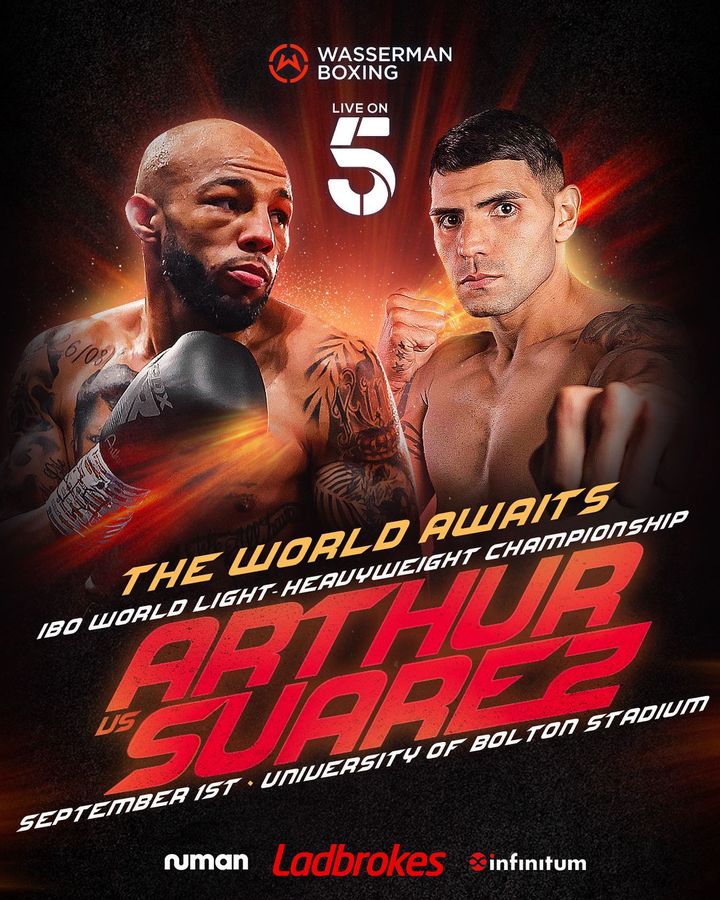 Arthur vs. Suarez Poster July 02, 2023