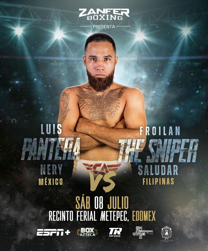 Nery vs. Saludar Poster July 07, 2023