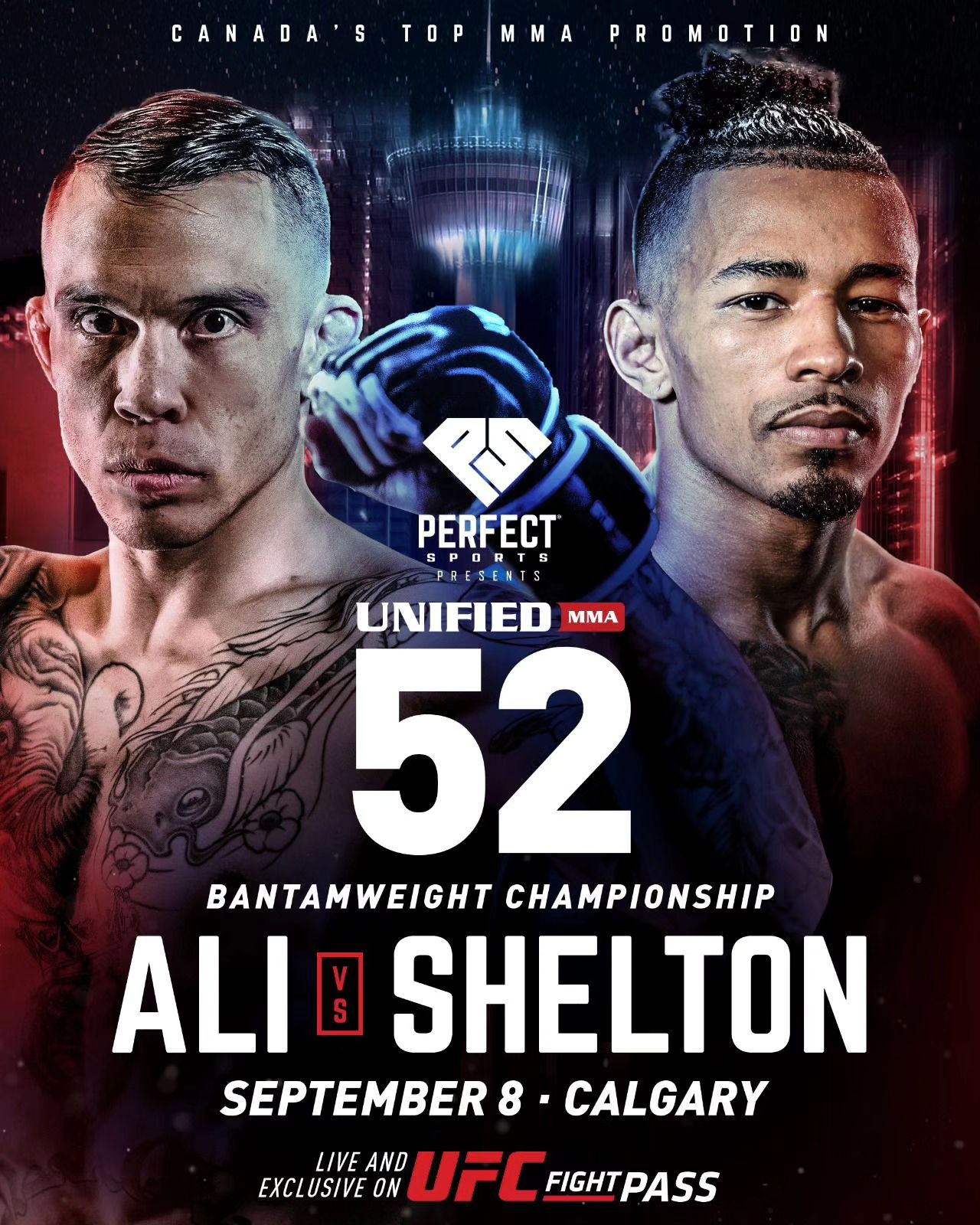 Unified MMA 52 Poster July 17, 2023