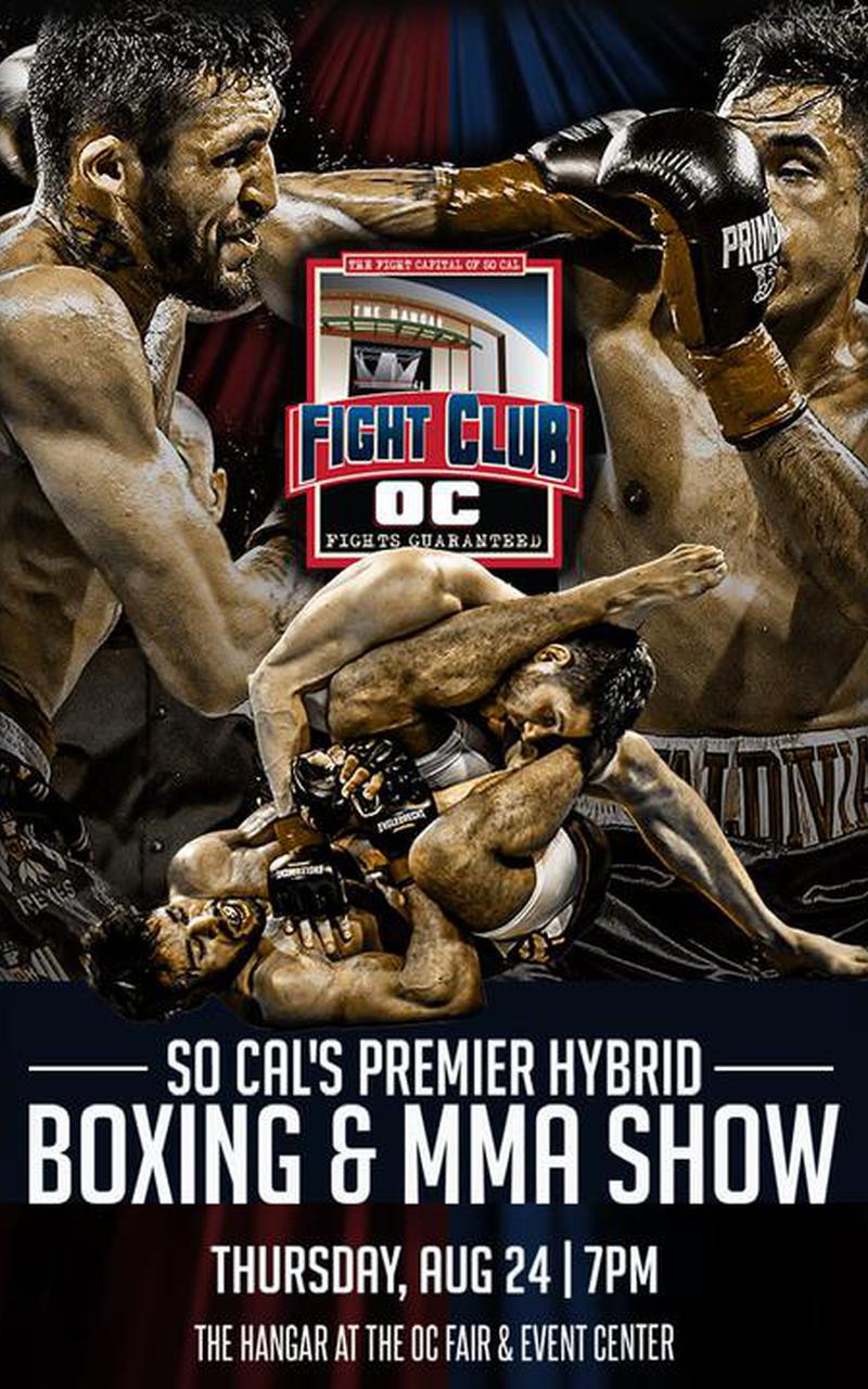 Fight Club OC - Boxing & MMA Show Poster July 23, 2023