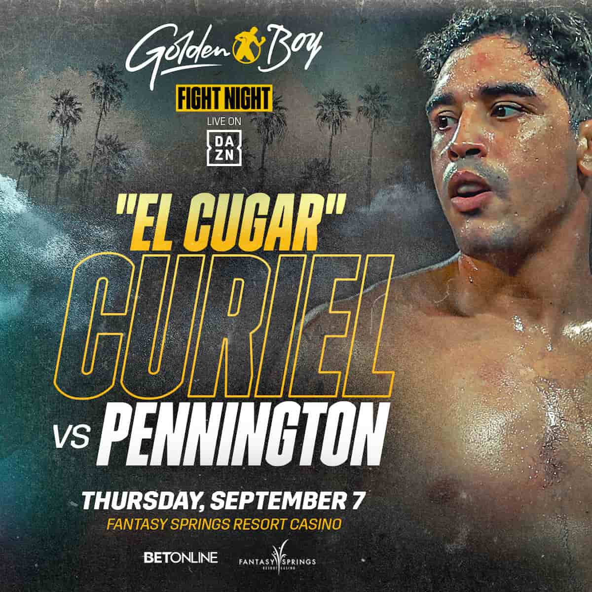 Curiel vs. Pennington Poster July 31, 2023