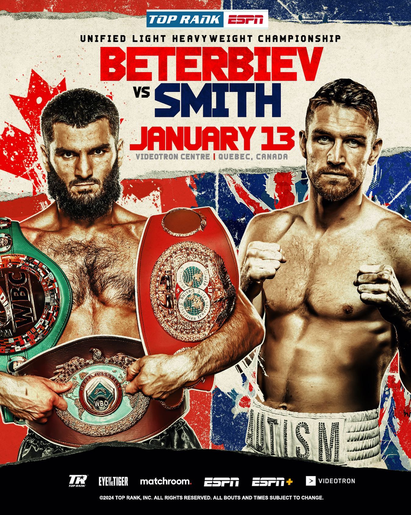 Beterbiev vs. Smith Poster August 13, 2023