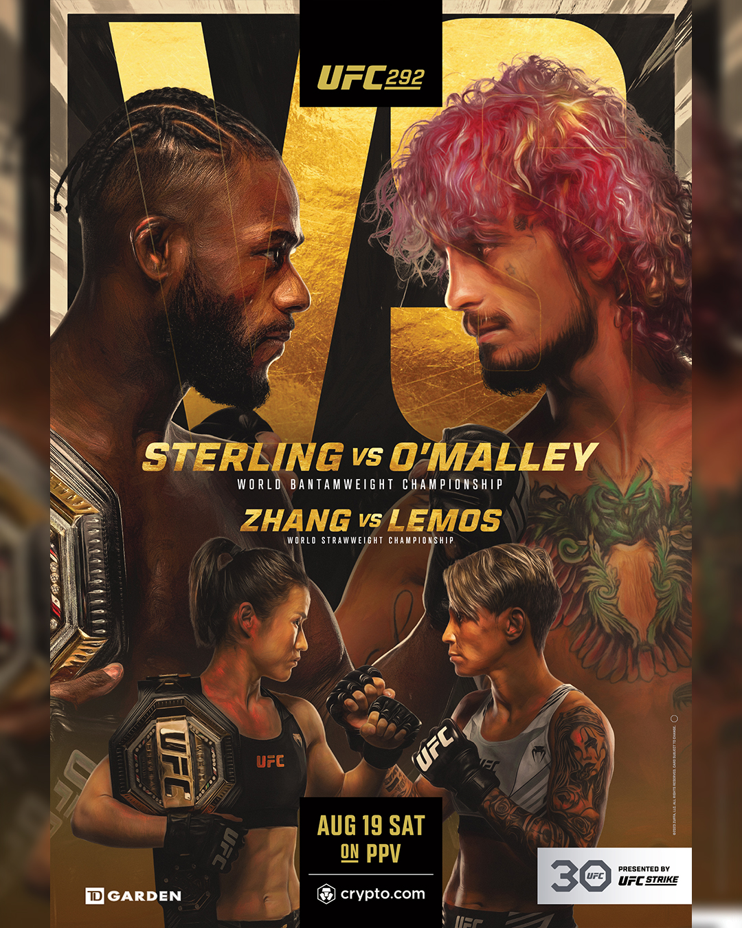 UFC 292 Poster August 14, 2023