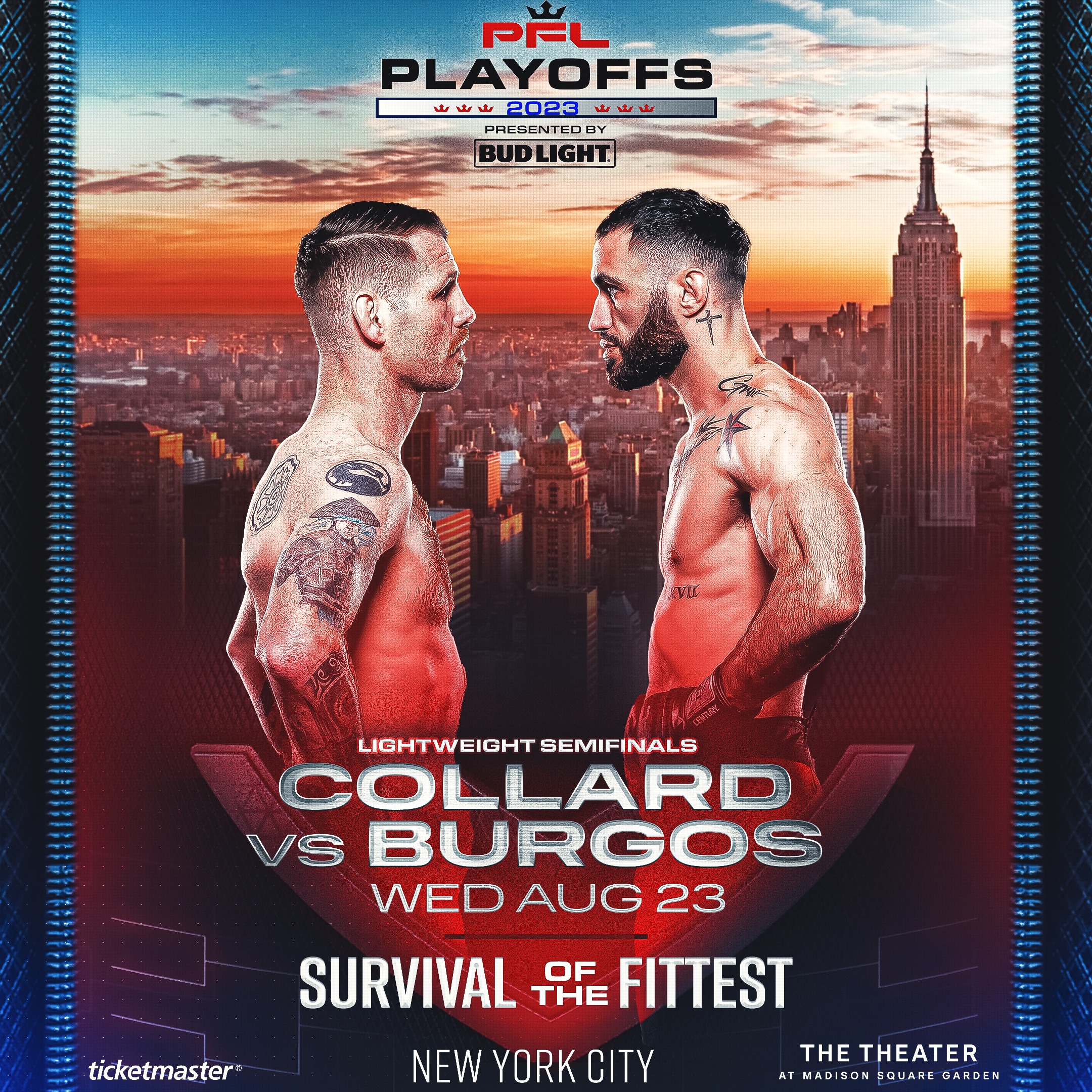 PFL 9: 2023 Playoffs Poster August 21, 2023