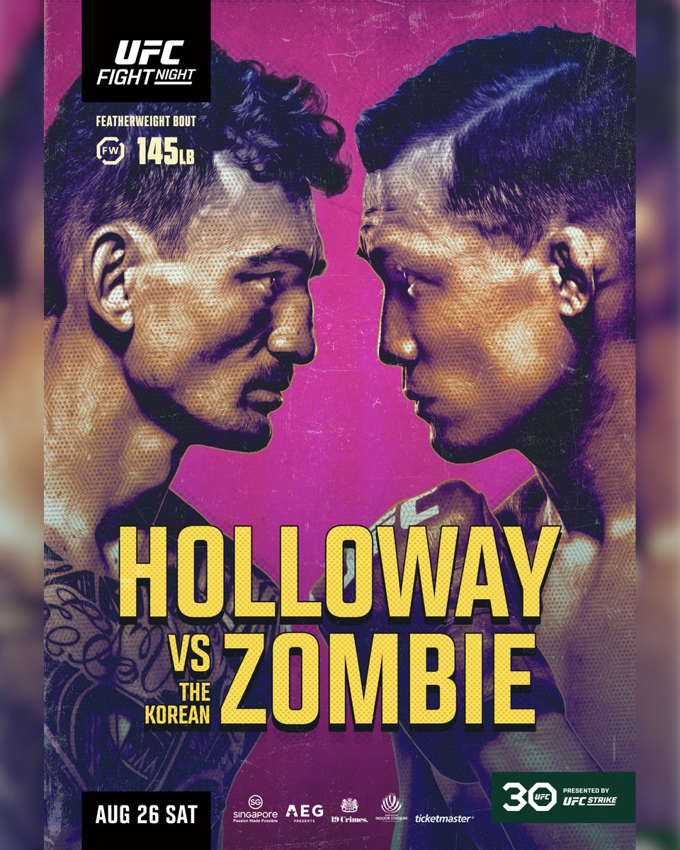UFC Fight Night 225 Poster August 22, 2023