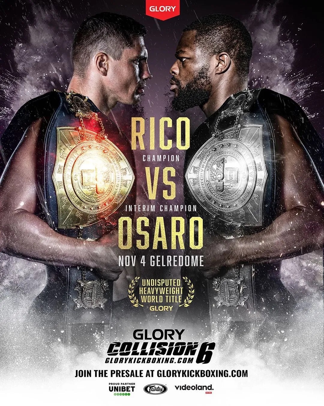 GLORY Collision 6 Poster August 27, 2023