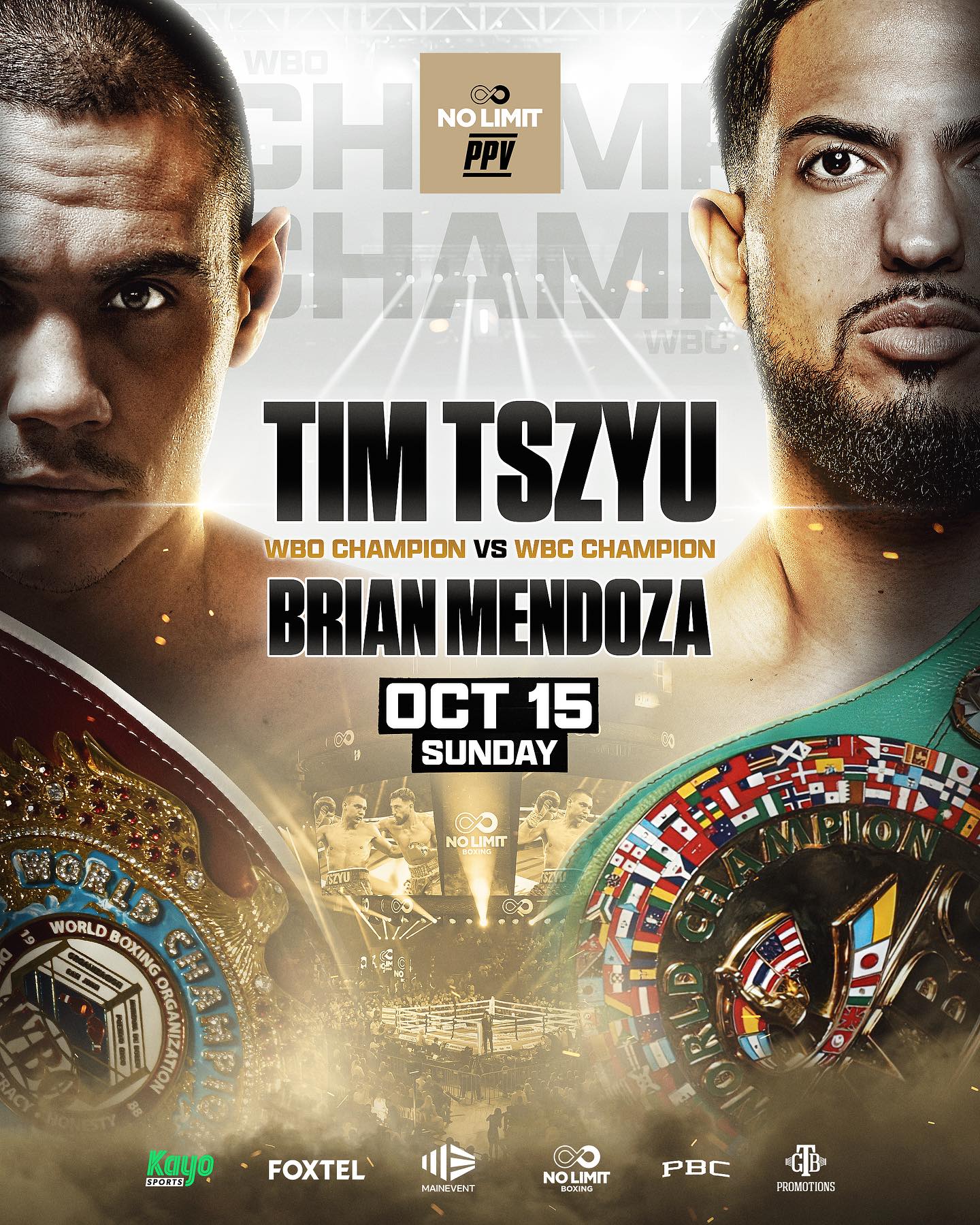 Tszyu vs. Mendoza Poster August 27, 2023