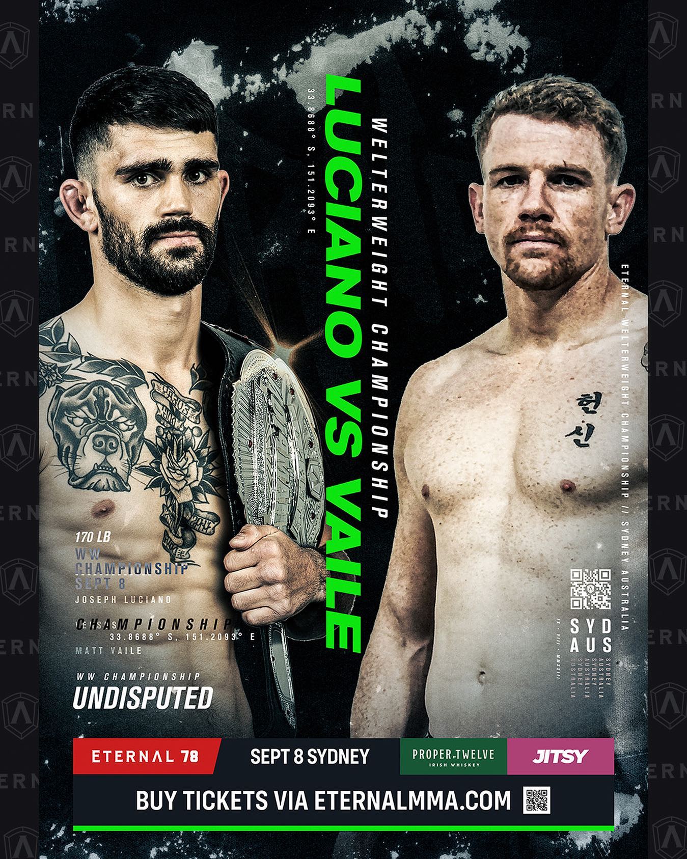 EMMA - Eternal MMA 78: Sydney Poster August 28, 2023