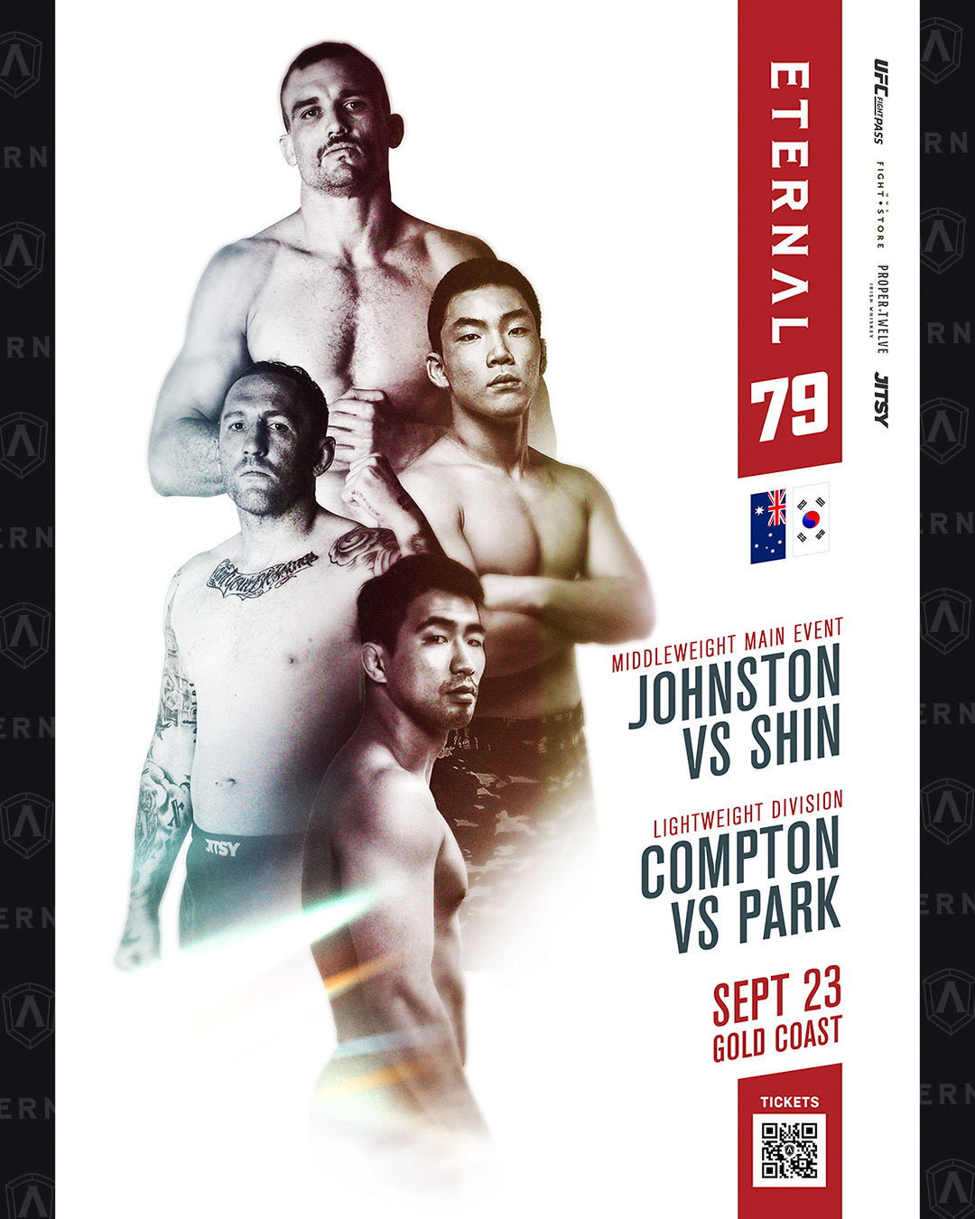 EMMA - Eternal MMA 79: Gold Coast Poster August 28, 2023