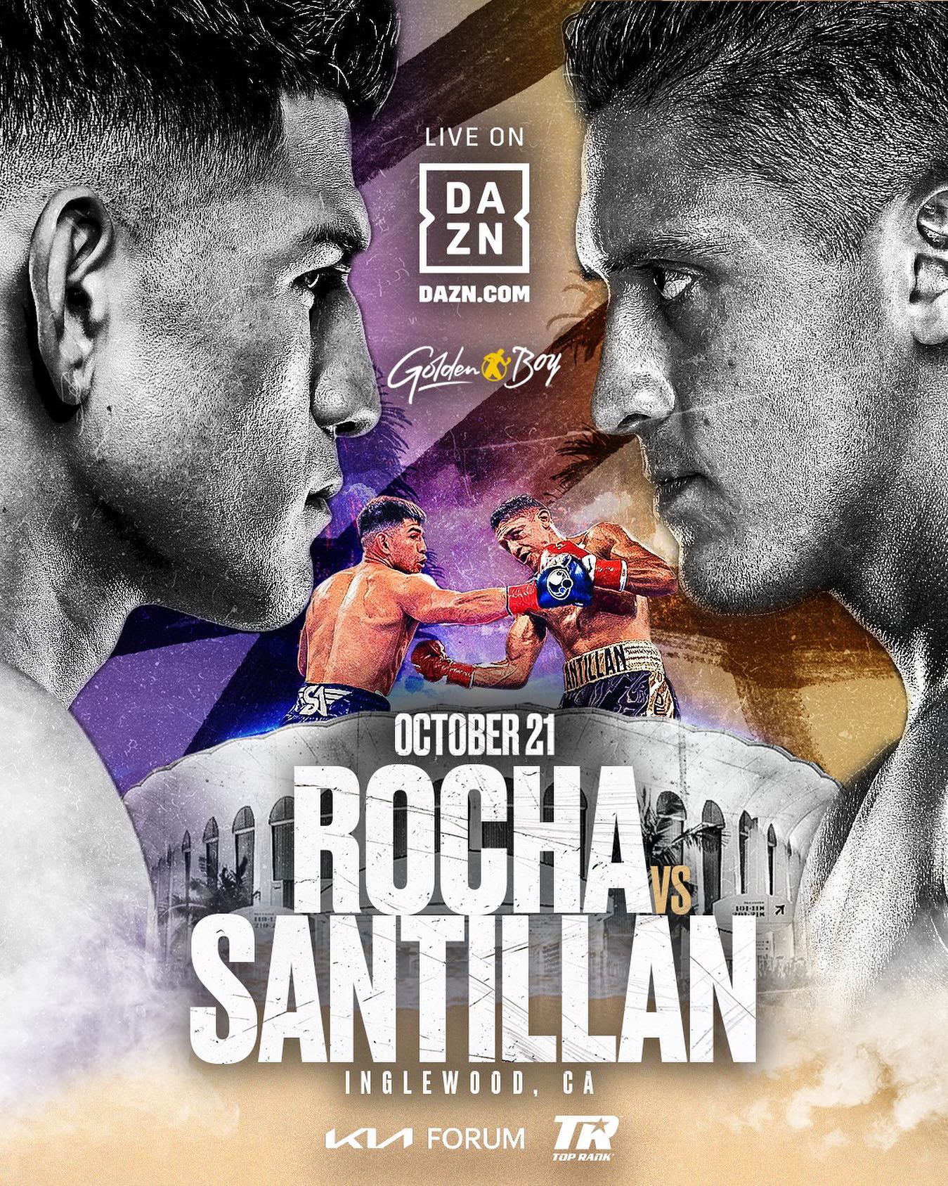 Rocha vs. Santillan Poster September 04, 2023
