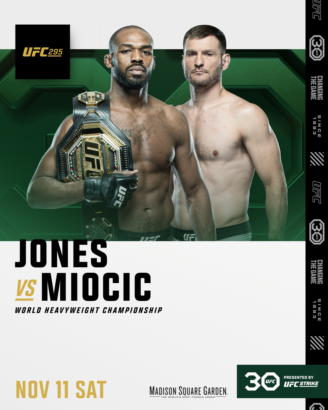 UFC 295 Poster September 19, 2023