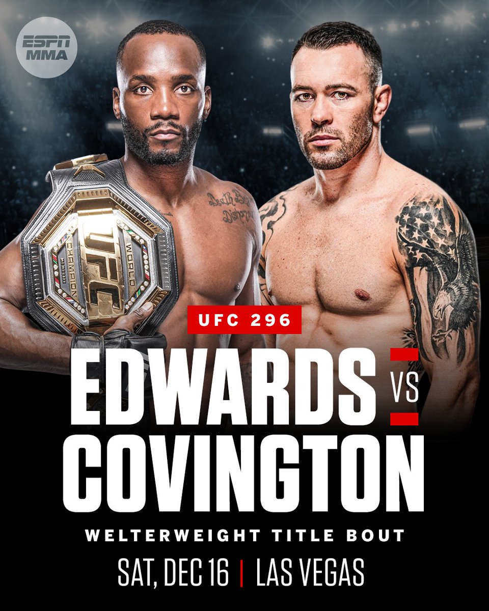 UFC 296 Poster September 23, 2023