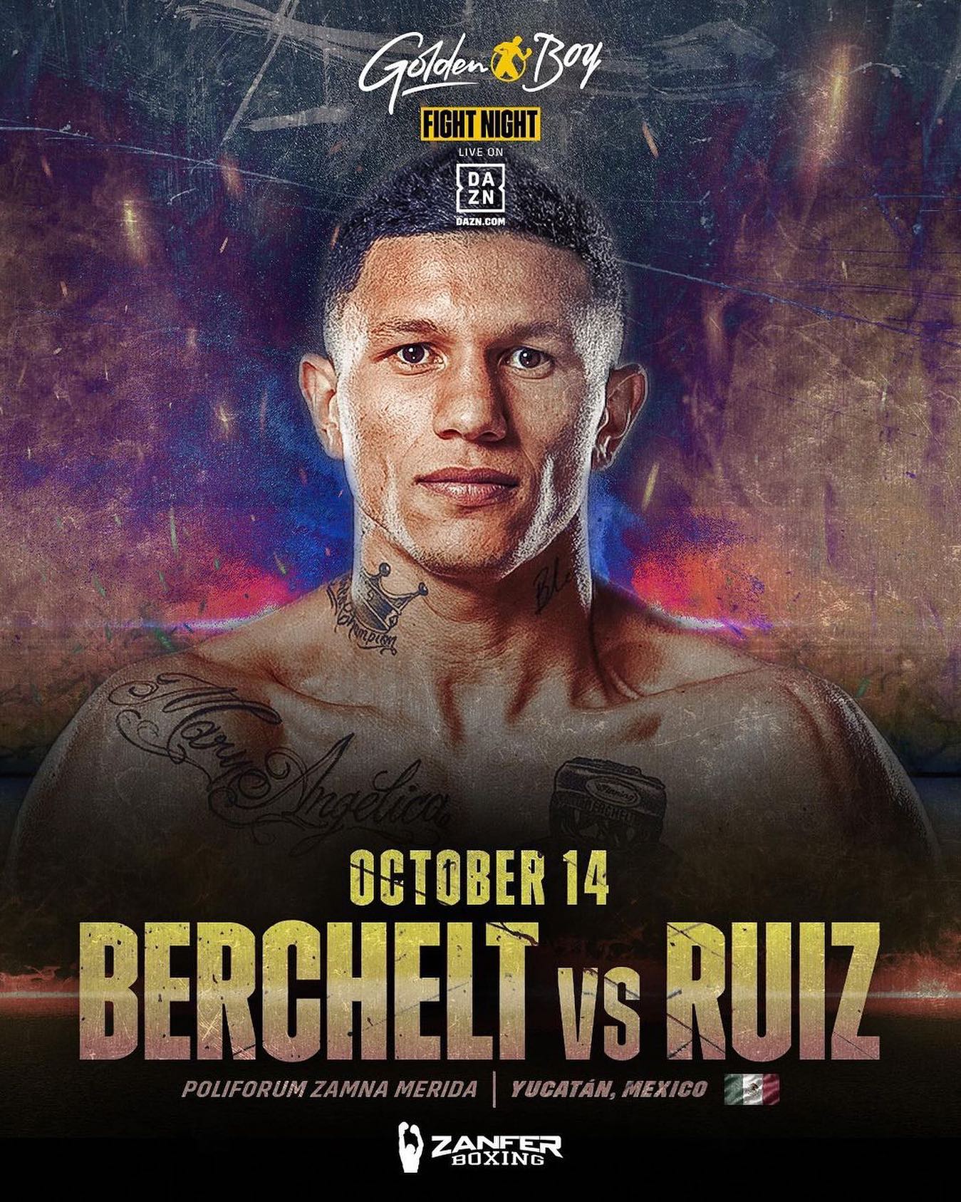 Berchelt vs. Ruiz Poster October 01, 2023