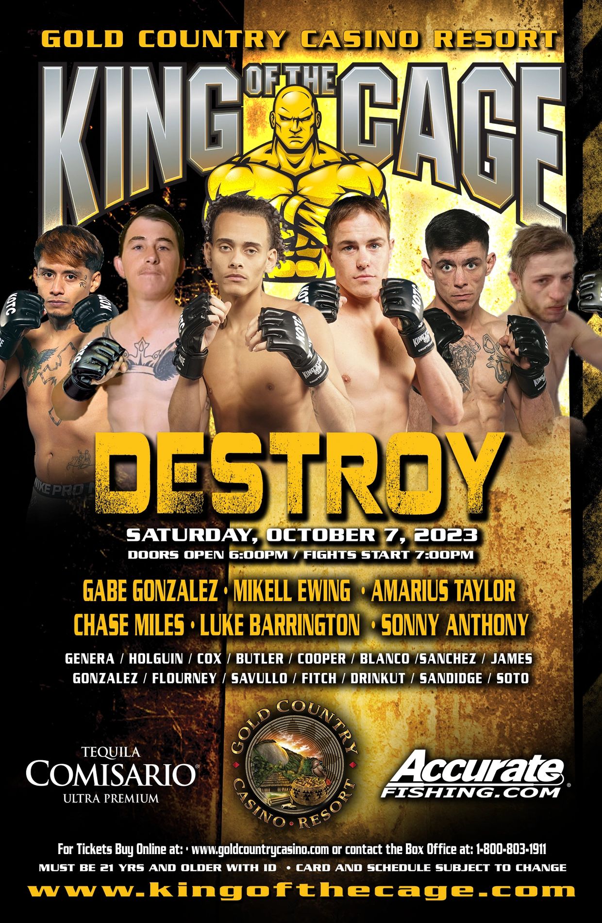 KOTC - Destroy Poster October 02, 2023