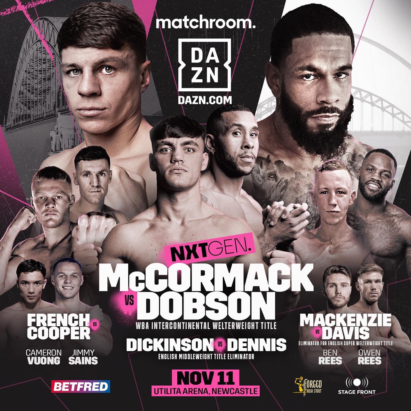 McCormack vs. Dobson Poster October 08, 2023