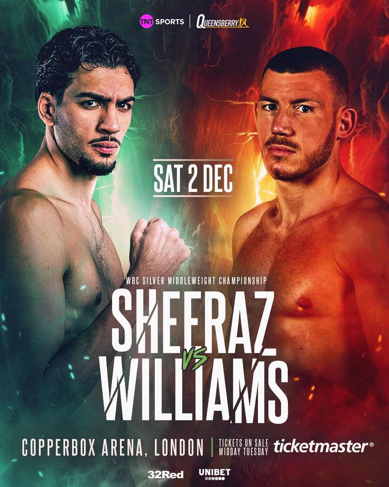 Sheeraz vs. Williams Poster October 09, 2023